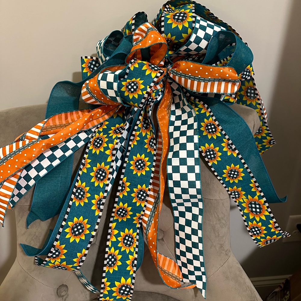 Hand made large bow for Fall